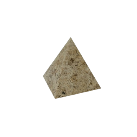 PIRAMIDE IN PIETRA FOSSILE