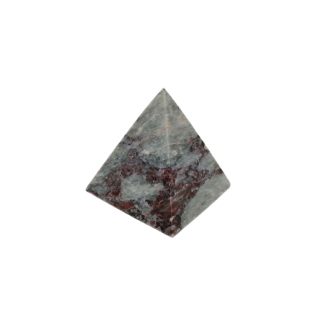 PIRAMIDE IN MARMO ROSA / GRIGIO