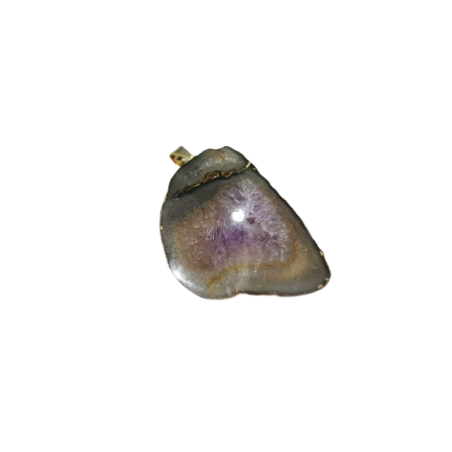 CIONDOLO FETTA DI AMETISTA