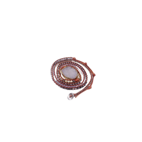 BRACCIALE LUNGO CON PIETRA NATURALE