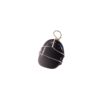 CIONDOLO IN TORMALINA NERA