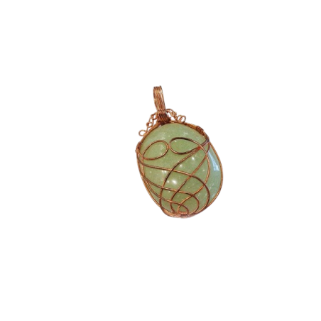 CIONDOLO IN AVVENTURINA VERDE