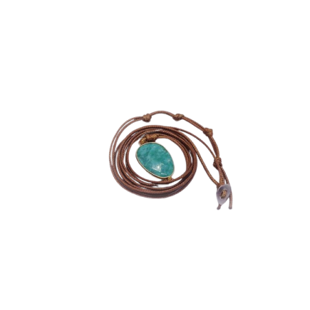 BRACCIALE LUNGO CON QUARZO VERDE