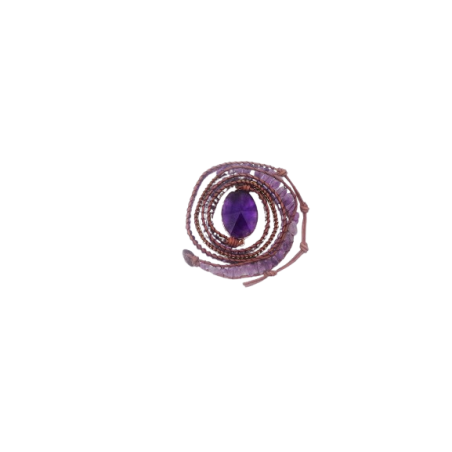 BRACCIALE LUNGO CON AMETISTA