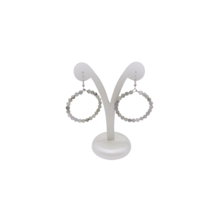 ORECCHINI IN LABRADORITE BIANCA