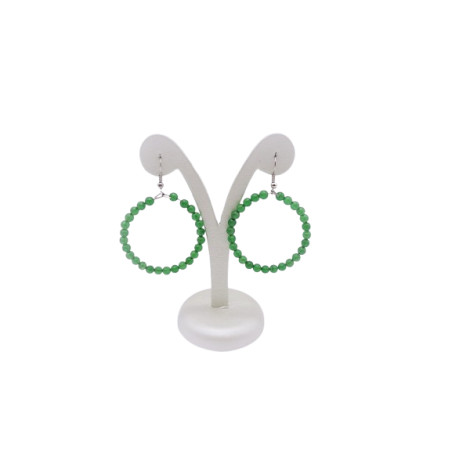 ORECCHINI IN QUARZO VERDE