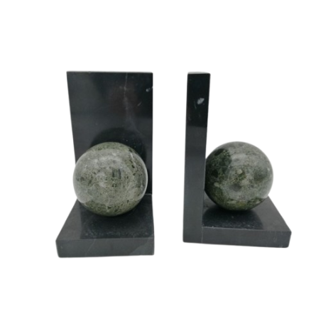 FERMALIBRO SINGOLO CON SFERA IN MARMO