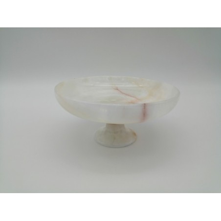 0140OB 242  PORTAFRUTTA IN ONICE BIANCO