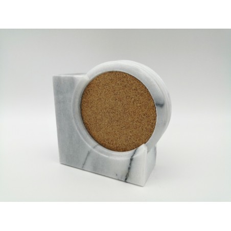 0179P 403  SOTTOBICCHIERI IN BIANCO IBIZA