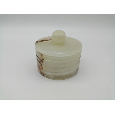 0198R 242  SCATOLA DA BAGNO IN ONICE IRIS