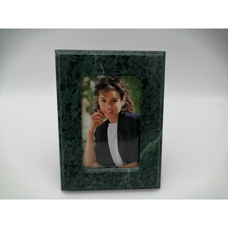 0210A 403  PORTAFOTO IN MARMO VERDE