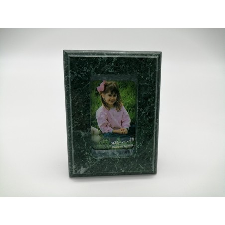 0211A 403  PORTAFOTO IN MARMO VERDE