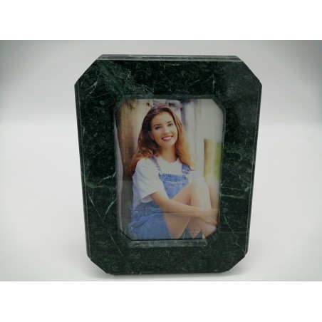0212A 403  PORTAFOTO IN MARMO VERDE