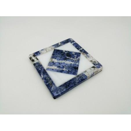 0251SD 242  SOTTOBICCHIERE IN SODALITE