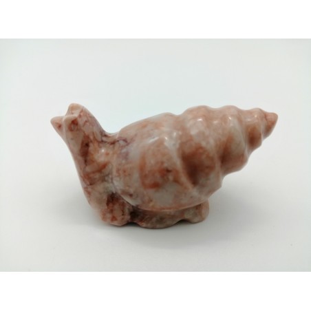 0392E 204  LUMACA IN ROSSO PREZIOSO