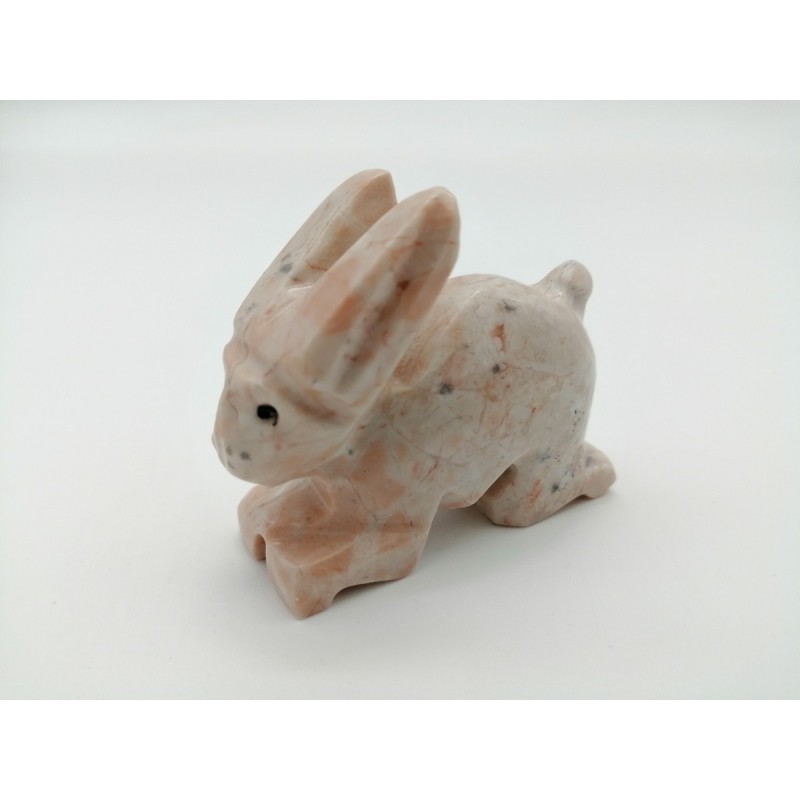 0398E 204  CONIGLIO IN MARMO ROSA