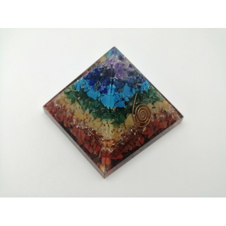 0479CK084 3  PIRAMIDE ORGONICA MIX CHAKRA