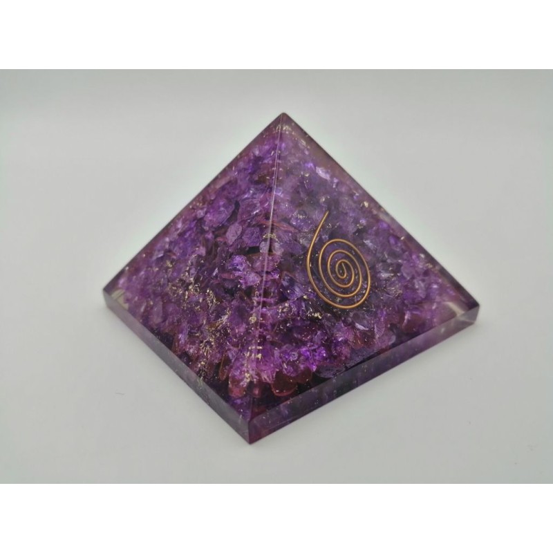 0479CK084 6  PIRAMIDE ORGONICA AMETISTA