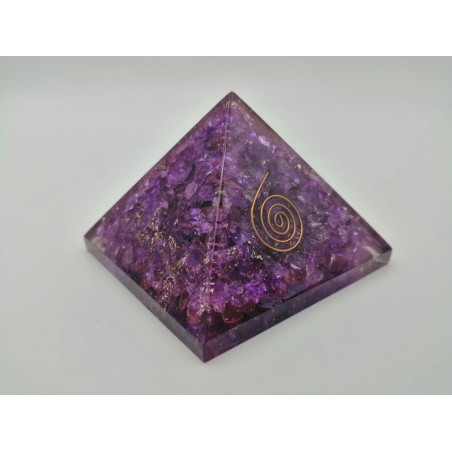 0479CK084 6  PIRAMIDE ORGONICA AMETISTA