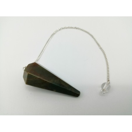 0499CK084 17  PENDULUM  CHAKRA BLOODSTONE