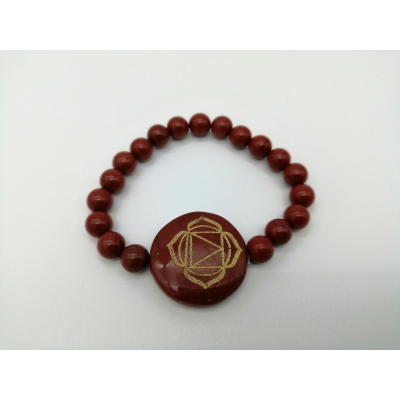 0500CK084 2  BRACCIALE CHAKRA DIASPRO