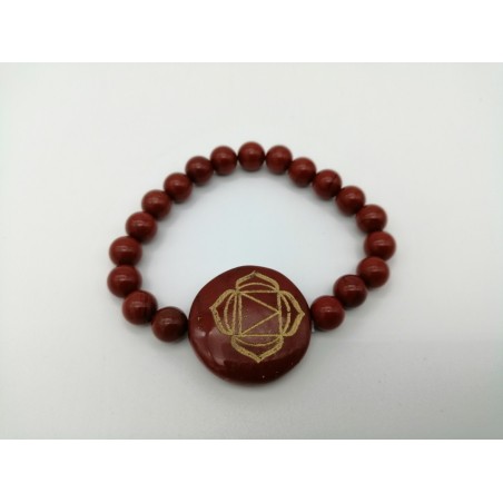 0500CK084 2  BRACCIALE CHAKRA DIASPRO