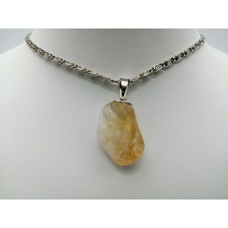 0561CN016 14  CIONDOLO PICCOLO CITRINO