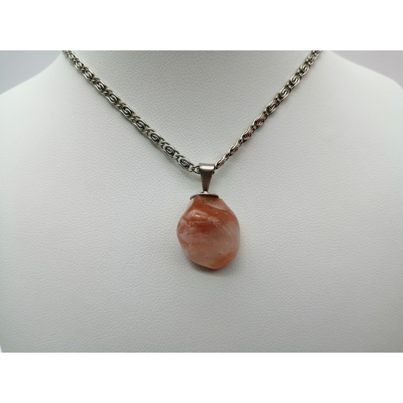 0561QS016 23  CIONDOLO PICCOLO QUARZO ROSSO