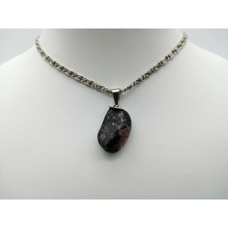 0561RE016 26  CIONDOLO PICCOLO RODONITE