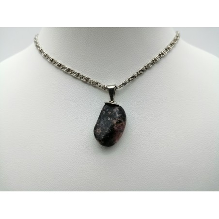 0561RE016 26  CIONDOLO PICCOLO RODONITE