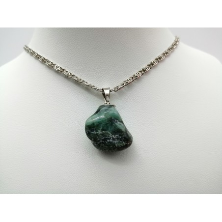 0561SM016 16  CIONDOLO PICCOLO SMERALDO