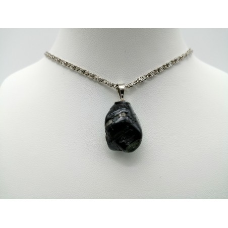 0561TN016 24  CIONDOLO PICCOLO TORMALINA NERA