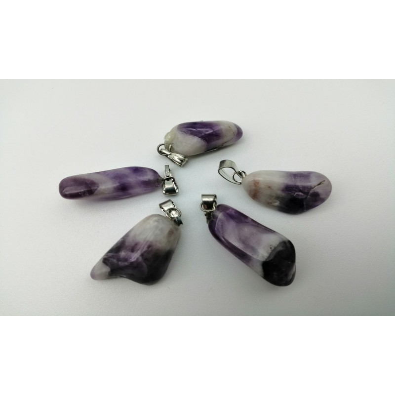 0562AF016 30  CIONDOLO MEDIO AMETISTA FANTASMA