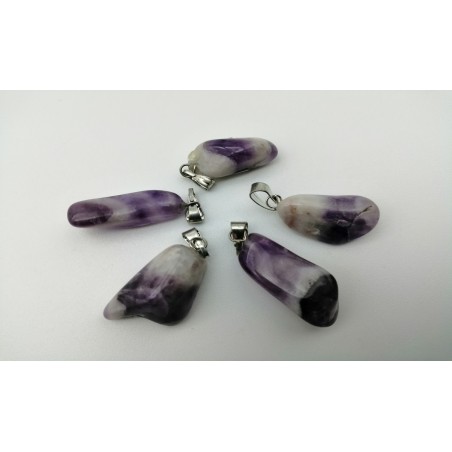 0562AF016 30  CIONDOLO MEDIO AMETISTA FANTASMA