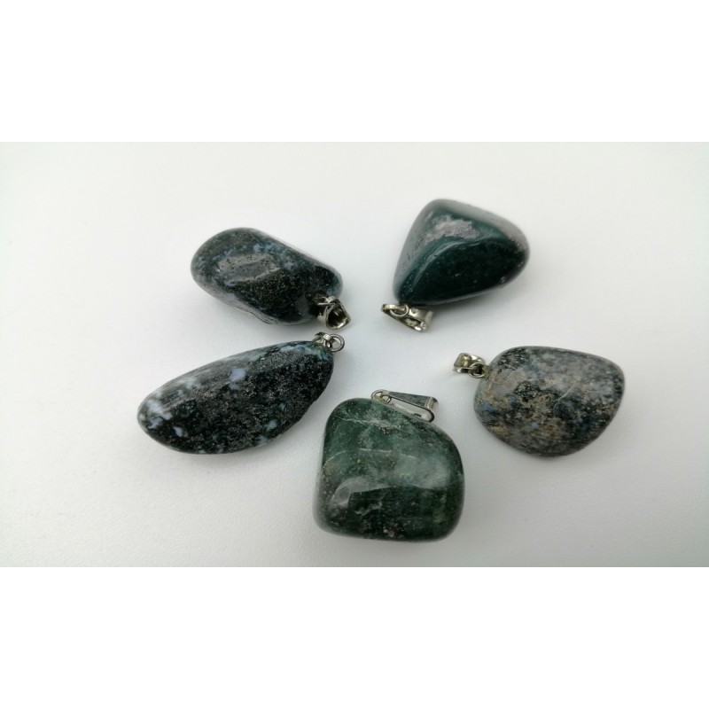 0562AO016 39  CIONDOLO MEDIO AGATA MUSCHIATA