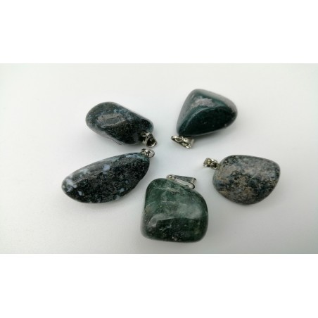 0562AO016 39  CIONDOLO MEDIO AGATA MUSCHIATA