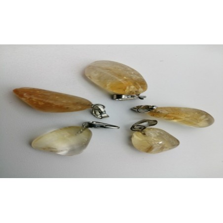 0562CN016 23  CIONDOLO MEDIO CITRINO