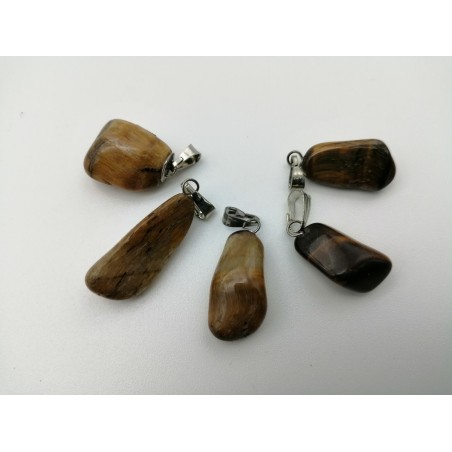 0562CR016 9  CIONDOLO MEDIO OCCHIO DI TIGRE