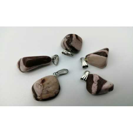 0562DA016 40  CIONDOLO MEDIO DIASPRO A STRISCE