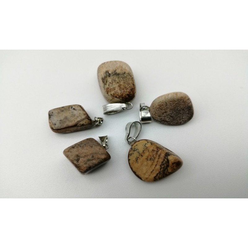 0562DP016 31  CIONDOLO MEDIO DIASPRO PICTURE