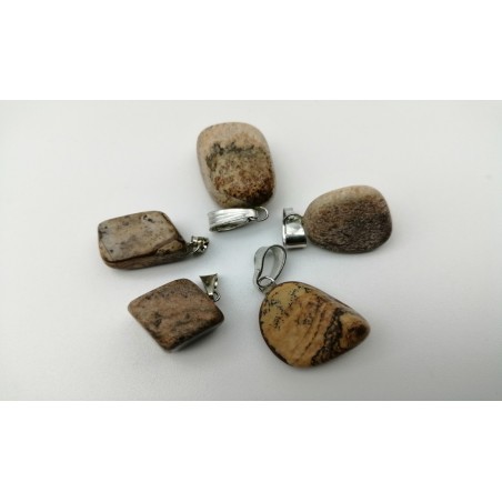 0562DP016 31  CIONDOLO MEDIO DIASPRO PICTURE