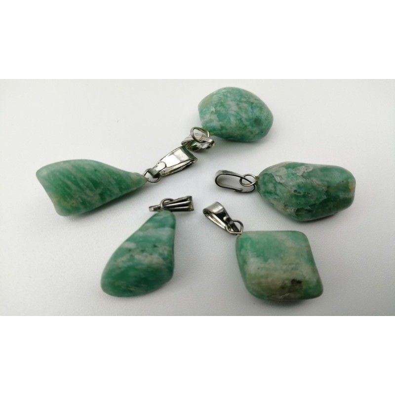 0562MZ016 18  CIONDOLO MEDIO AMAZZONITE