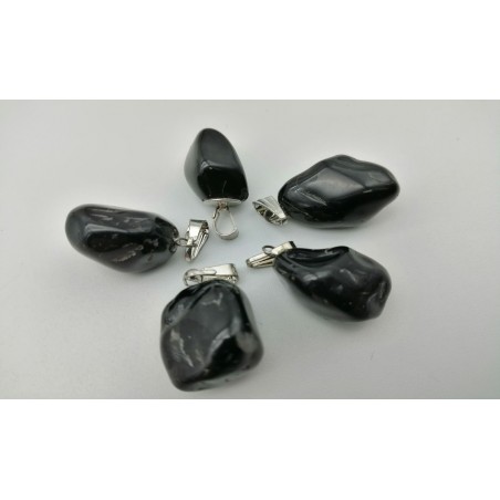 0562ON016 25  CIONDOLO MEDIO ONICE NERO