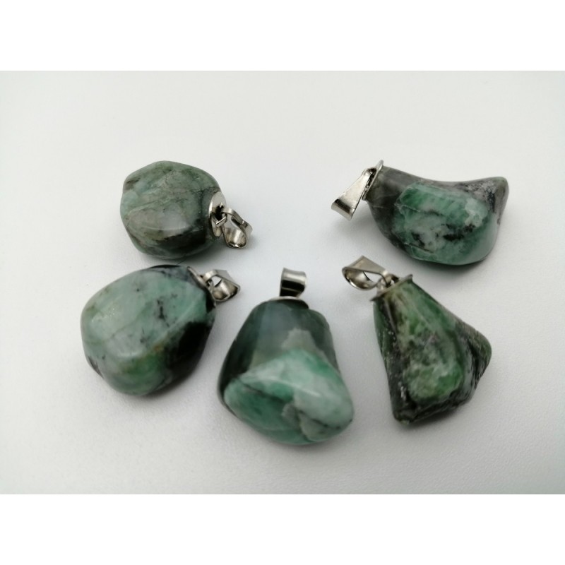 0562SM016 4  CIONDOLO MEDIO SMERALDO