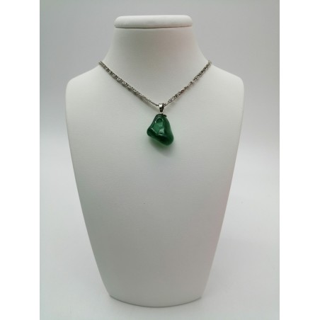 0563AD016 6  CIONDOLO GRANDE AGATA VERDE