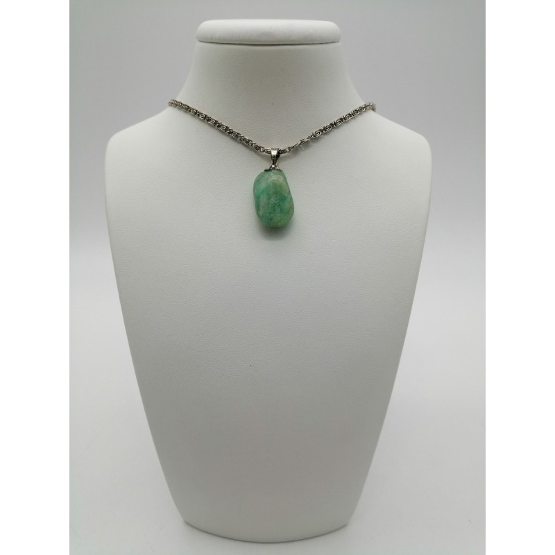 0563AQ016 35  CIONDOLO GRANDE ACQUAMARINA