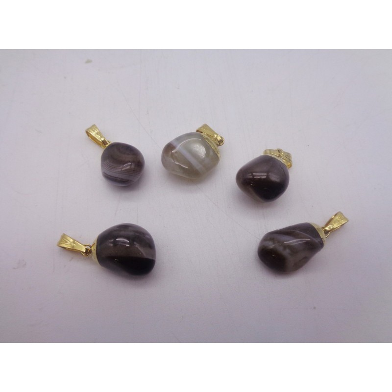 0563AT016 33  CIONDOLO GRANDE AGATA NATURALE