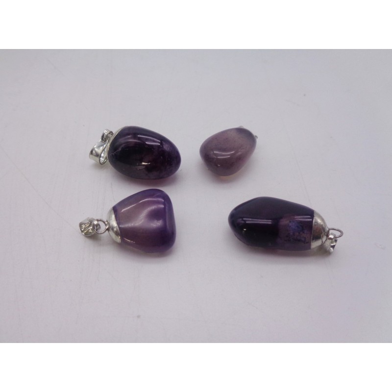 0563AV016 11  CIONDOLO GRANDE AGATA VIOLA