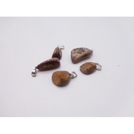 0563DP016 47  CIONDOLO GRANDE DIASPRO PICTURE