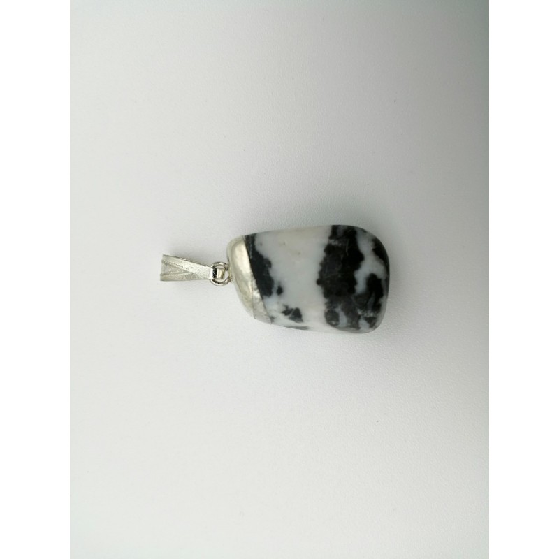 0563DZ016 1  CIONDOLO GRANDE DIASPRO ZEBRA